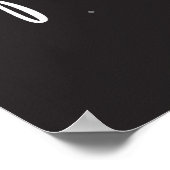 Ich liebe die Sterne Poster (Ecke)