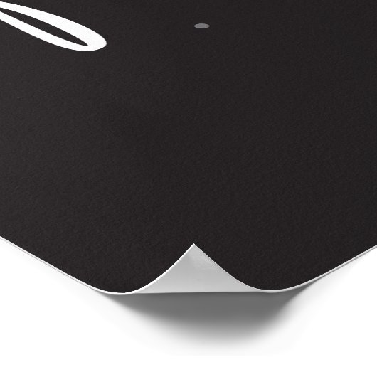 Ich liebe die Sterne Poster (Ecke)