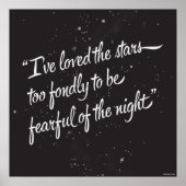 Ich liebe die Sterne Poster (Vorne)