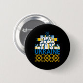 Ich liebe die Ukraine Button (Vorne & Hinten)
