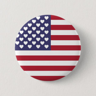 ICH LIEBE DIE USA BUTTON