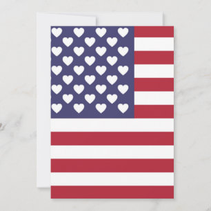 ICH LIEBE DIE USA EINLADUNG