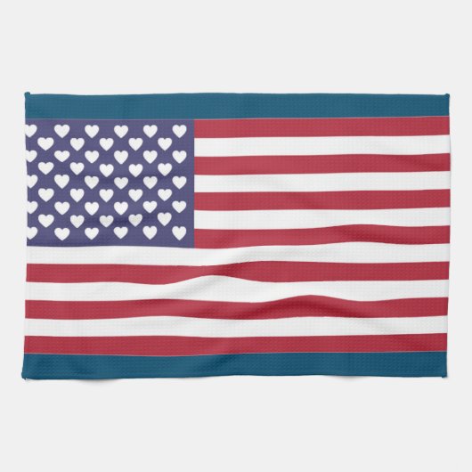 ICH LIEBE DIE USA GESCHIRRTUCH (Horizontal)