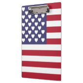 ICH LIEBE DIE USA KLEMMBRETT (Links)