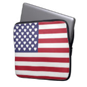 ICH LIEBE DIE USA LAPTOPSCHUTZHÜLLE (Vorderseite Links)