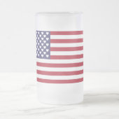 ICH LIEBE DIE USA MATTGLAS BIERGLAS (Mittel)