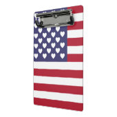ICH LIEBE DIE USA MINI KLEMMBRETT (Gewinkelt2)
