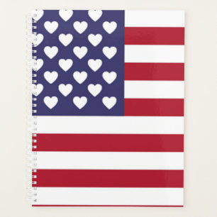 ICH LIEBE DIE USA PLANER
