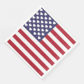 ICH LIEBE DIE USA SERVIETTE (Ecke)