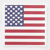 ICH LIEBE DIE USA SERVIETTE (Vorderseite)
