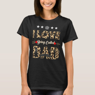 Ich Liebe, die Vater Papa Papa Papa Vatertag genan T-Shirt