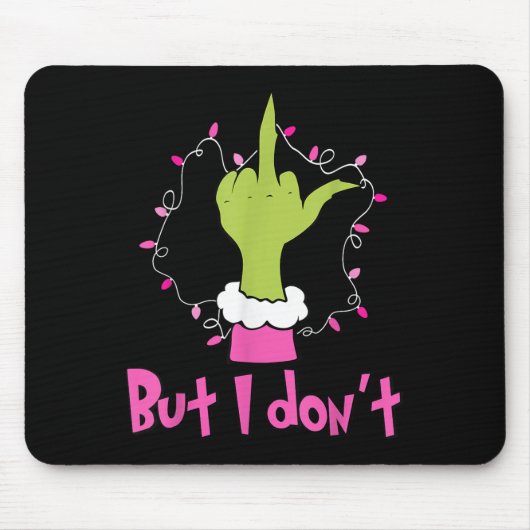 Ich Liebe, die Weihnachts-Shirts passt, aber ich k Mousepad (Vorne)