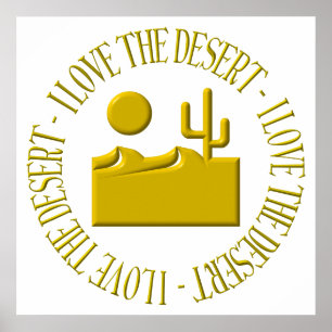 Ich Liebe die Wüste Poster