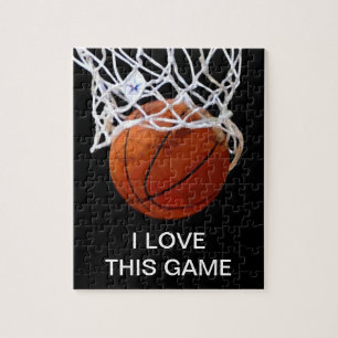 Ich Liebe Dieses Spiel Basketball Kunstsport Puzzle