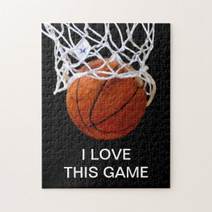 Ich Liebe Dieses Spiel Basketball Kunstsport Puzzle