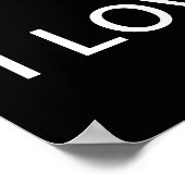 Ich Liebe Dieses Spiel Basketball Poster (Ecke)