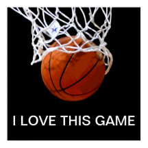 Ich Liebe Dieses Spiel Basketball Poster