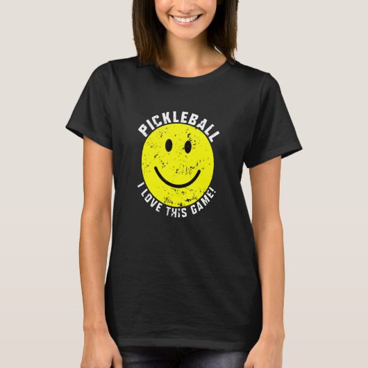 Ich Liebe dieses Spiel Pickleball T-Shirt (Vorderseite)