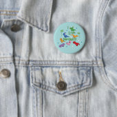 Ich Liebe Dinosaurier! niedlich Button (Beispiel)