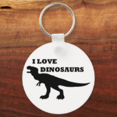 Ich Liebe Dinosaurier! Schlüsselanhänger (Vorderseite)