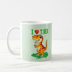 Ich Liebe Dinosaurier, Spaß Design .. Karte Kaffeetasse