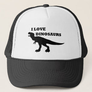 Ich liebe Dinosaurier! Truckerkappe