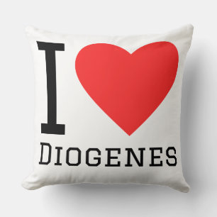 Ich liebe Diogenes Kissen