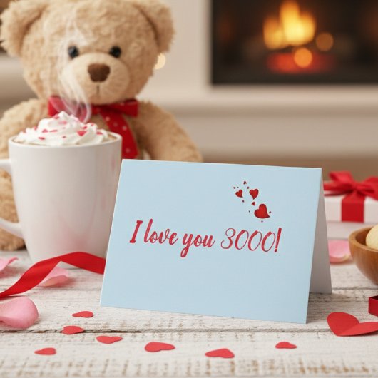 Ich Liebe dir 3000 Valentinstag Karte