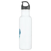 Ich Liebe dir Arabische Kalligraphie, Plakatkarton Edelstahlflasche (Rückseite)