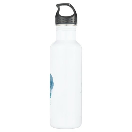 Ich Liebe dir Arabische Kalligraphie, Plakatkarton Edelstahlflasche (Rückseite)