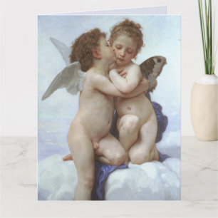ICH LIEBE DIR, BABY ANGELS BOUGUEREAU CARDS KARTE