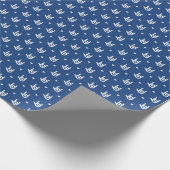 Ich Liebe dir, blau Geschenkpapier (Ecke)