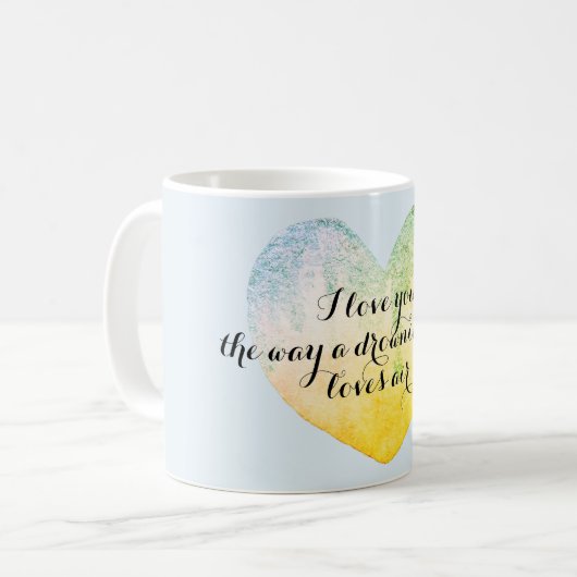Ich Liebe dir den Weg Kaffeetasse (Vorderseite Links)