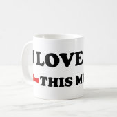 Ich Liebe dir diese offenen Arme Kaffeetasse (Vorderseite Links)