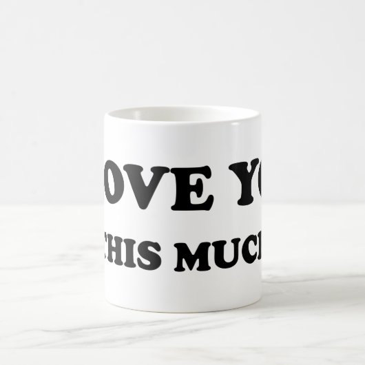 Ich Liebe dir diese offenen Arme Kaffeetasse (Mittel)