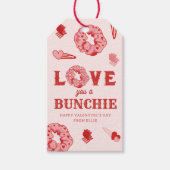Ich Liebe dir ein Bunchie Punny Valentine Geschenkanhänger (Vorderseite)
