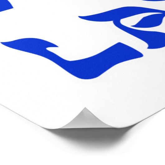 Ich Liebe dir ein Latke Poster (Ecke)