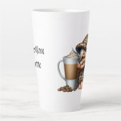 Ich Liebe dir ein Latte 17 oz. Mug Milchtasse (Vorderseite)