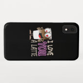 Ich Liebe dir ein Latte Case-Mate iPhone Hülle (Rückseite (Horizontal))