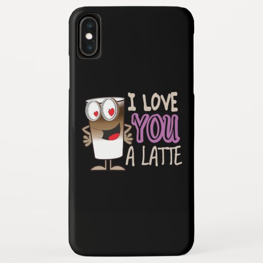 Ich Liebe dir ein Latte Case-Mate iPhone Hülle (Rückseite)