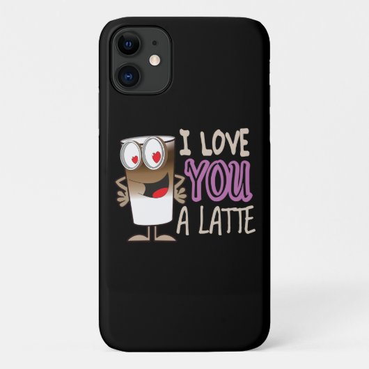 Ich Liebe dir ein Latte Case-Mate iPhone Hülle (Rückseite)