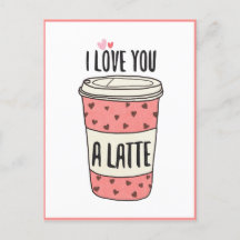 Ich Liebe dir ein Latte, ein Funny Valentine