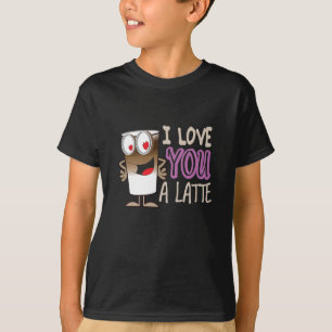 Ich Liebe dir ein Latte T-Shirt