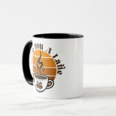 Ich Liebe dir ein lattes niedliches Kawaii Tasse (Vorderseite Links)