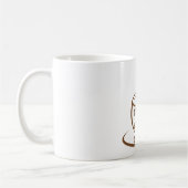 Ich Liebe dir ein romantisches, lustiges Design Kaffeetasse (Links)