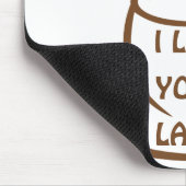Ich Liebe dir ein romantisches, lustiges Design Mousepad (Ecke)
