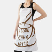 Ich Liebe dir ein romantisches, lustiges Design Schürze (InSitu)