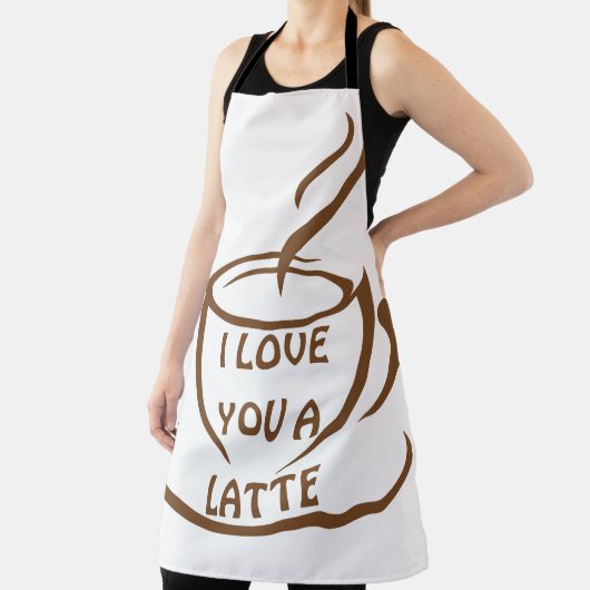 Ich Liebe dir ein romantisches, lustiges Design Schürze (InSitu)