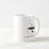 Ich Liebe dir ein spätniedlich Kaffeetasse (VorderseiteRechts)