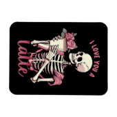 Ich Liebe dir ein Valentinstag Skelett Magnet (Horizontal)